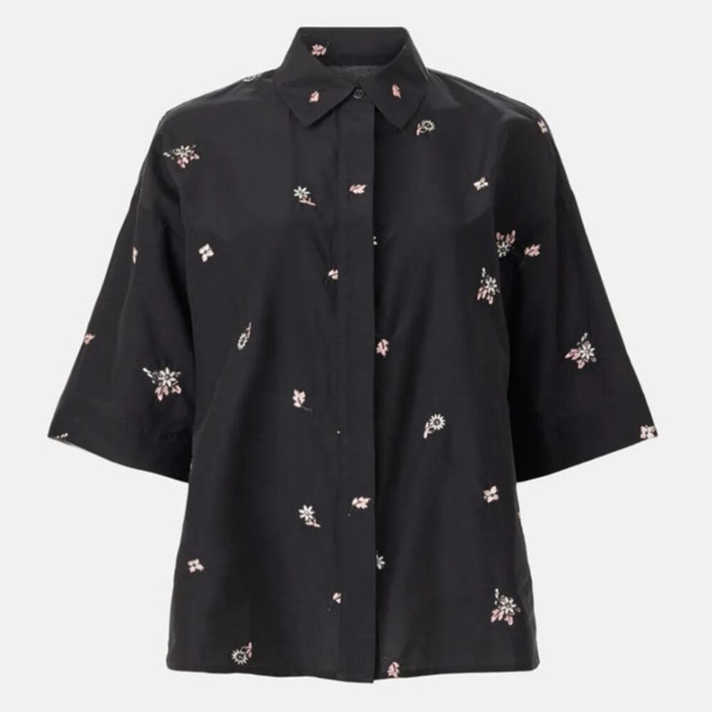 Romy June Embroidery Shirt Size Small